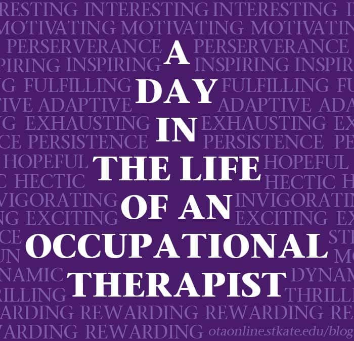 A Day In The Life Occupational Therapist Otr St Kate S A Day In The Life Occupational Therapist Otr St Kate S